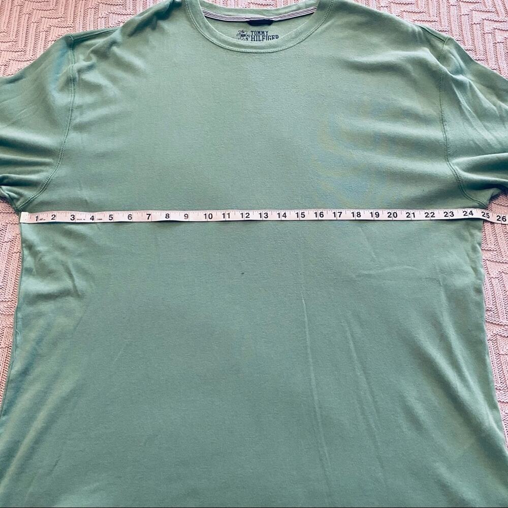 Tommy Hilfiger Green Basic Tee - image 5